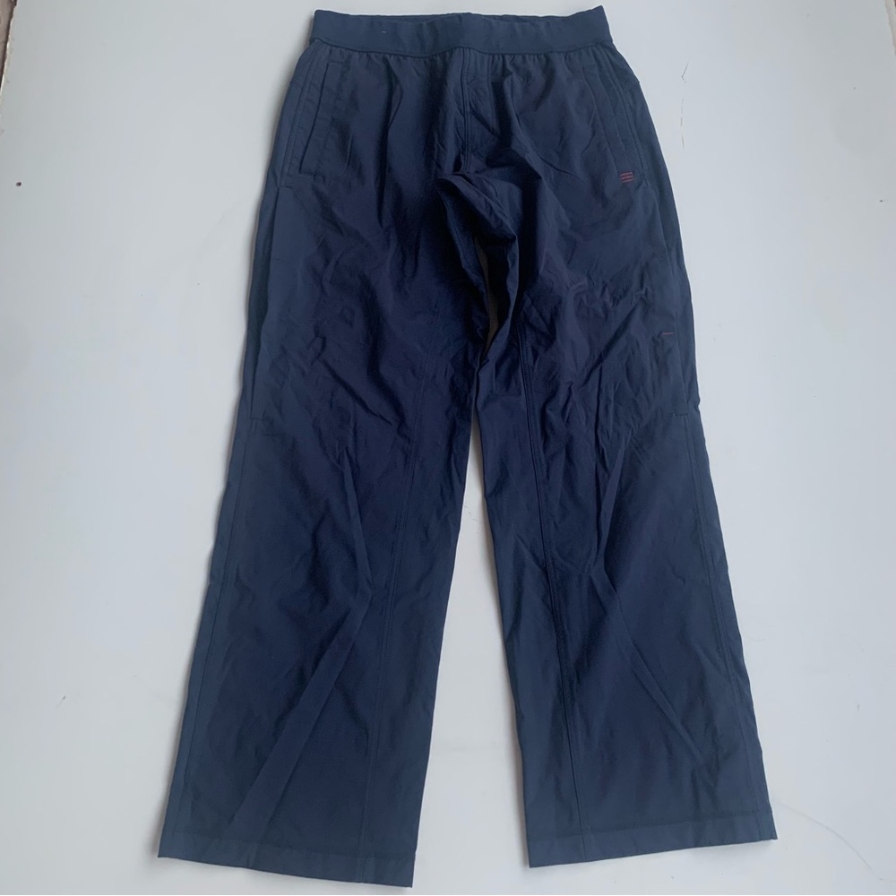 Lululemon Pants Mens Large Wet Dry Warm Blue Navy Pockets Outdoor Logo Athletic